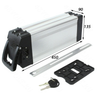 Алюминиевый корпус 450*90*135 мм